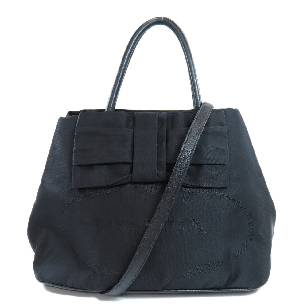 Prada 2way handbag black leather - Picture 11 of 11